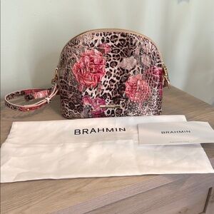 Brahmin Pink Floral Women's Bag